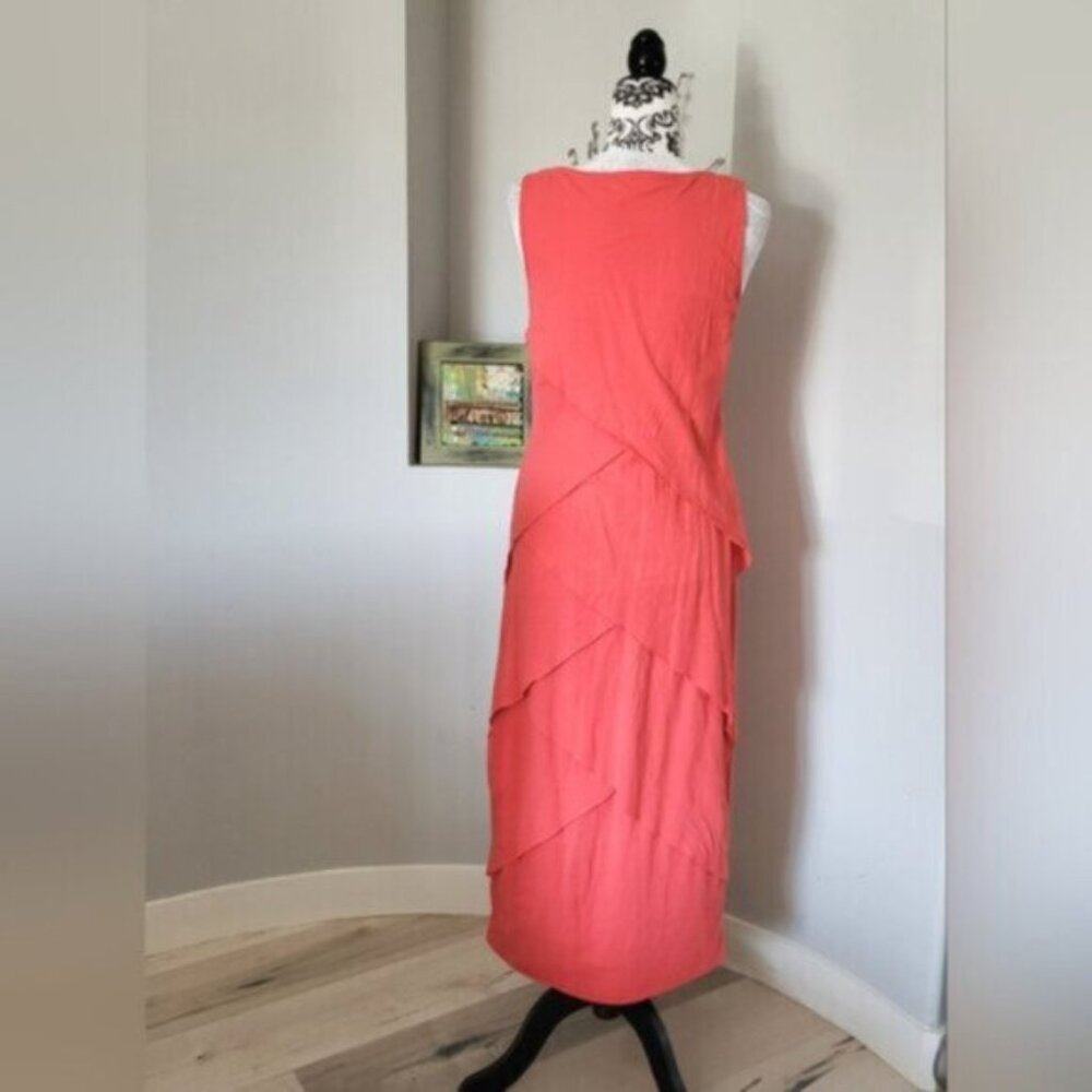Neon Buddha Cotton Sleeveless Maxi Dress Sz Medium - Picture 8 of 9